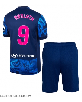 Atletico Madrid Alexander Sorloth #9 Echipament de Fotbal Replică 2024-25 Copii Treilea (+ Șorturi)